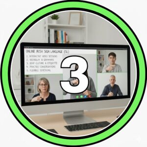 Online - QQI Level 3 ISL - Wednesday Evening - September 2026