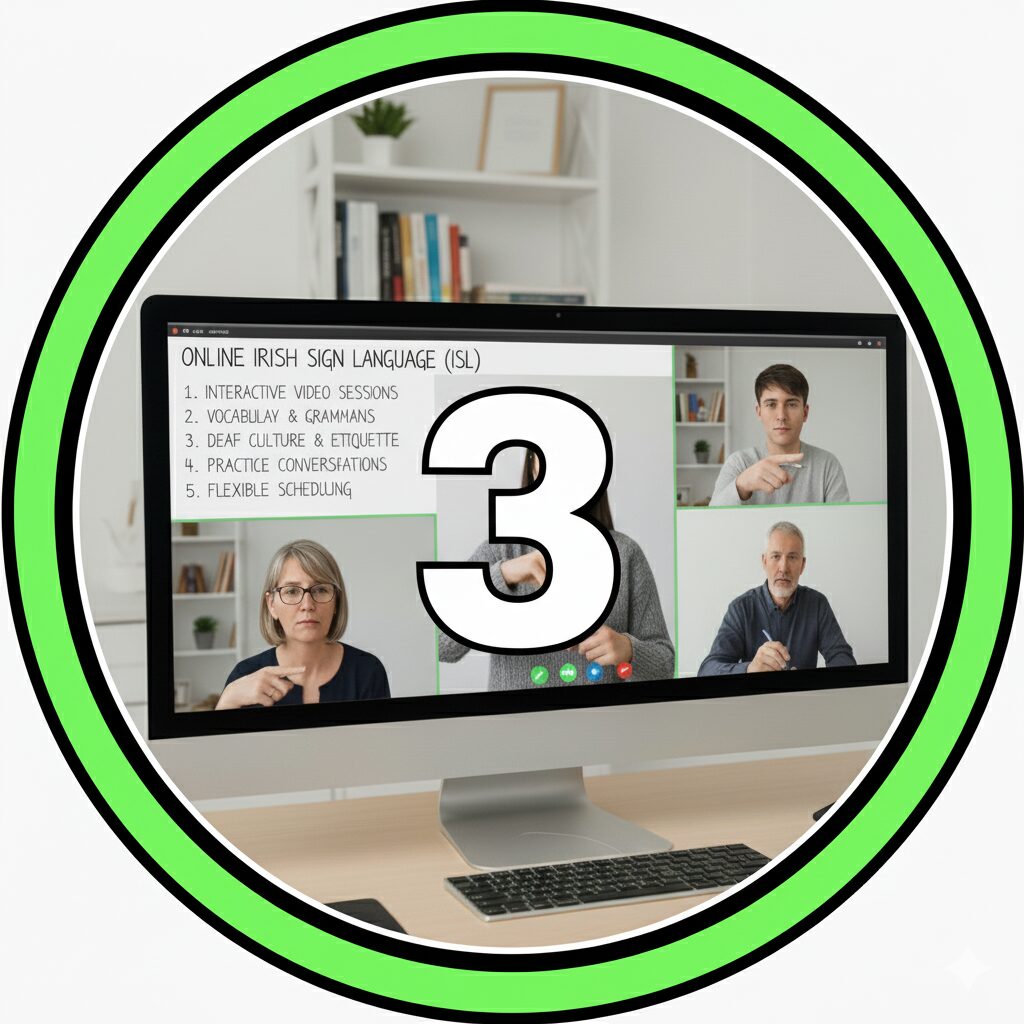Online - QQI Level 3 ISL - Wednesday Evening - September 2026