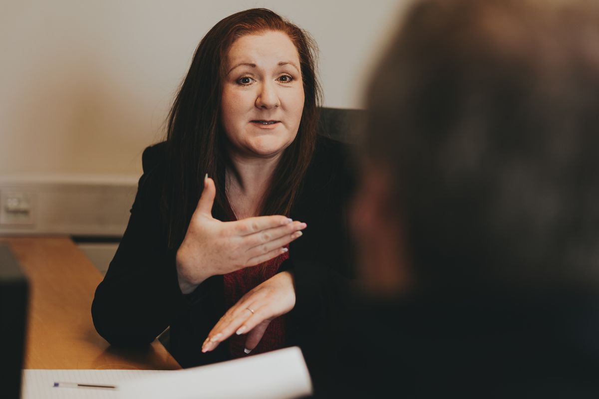 Deaf career support meeting