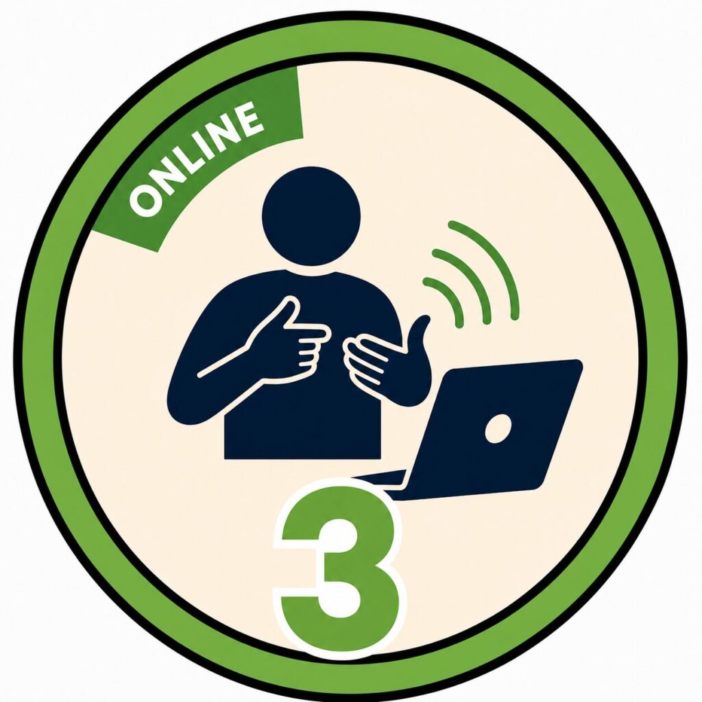 Online - QQI Level 3 ISL - Monday Mornings - September 2026